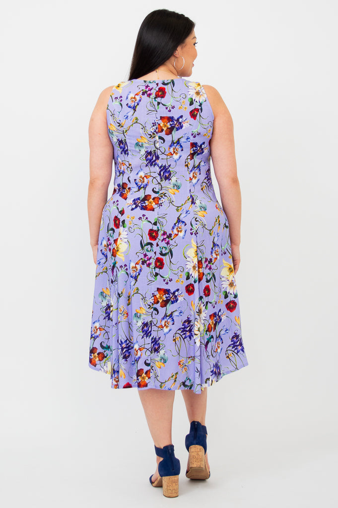 Avery Dress, Lovalie, Linen Bamboo