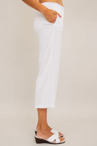 Bella Capri, White, Linen Bamboo