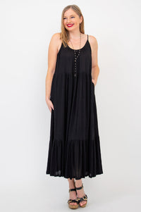 Boha Dress, Black