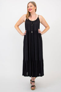 Boha Dress, Black