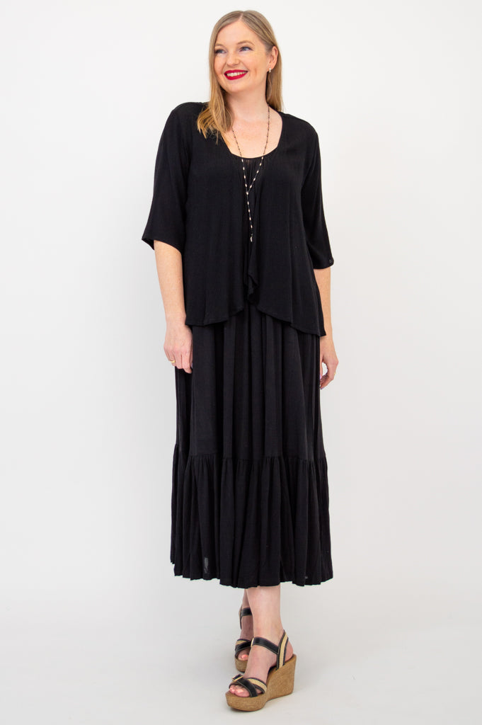 Boha Dress, Black