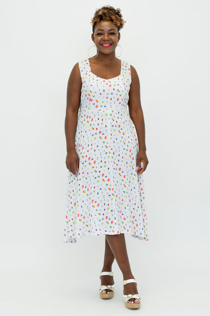 Bristol Dress, Honey, Linen Bamboo