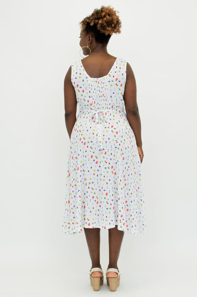 Bristol Dress, Honey, Linen Bamboo