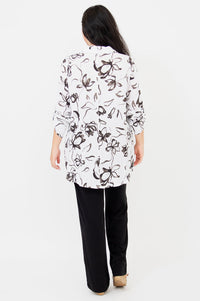 Celine Blouse, Affection, Linen Bamboo