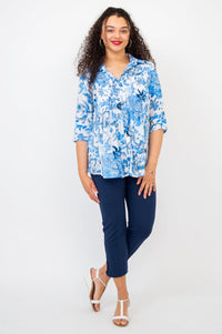 Cindy 3/4 Sleeve Top, Crysiko- Final Sale