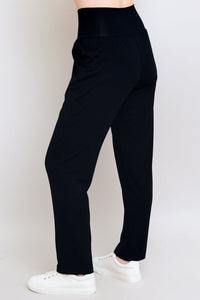 Clair Pant, Black, Bamboo