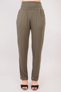 Clair Pant, Khaki, Bamboo