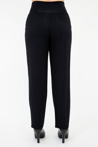 Clair Petite Pant, Black, Bamboo