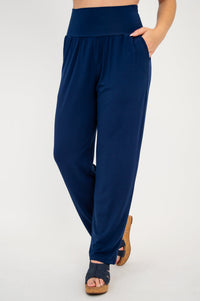 Clair Petite Pant, Indigo, Bamboo