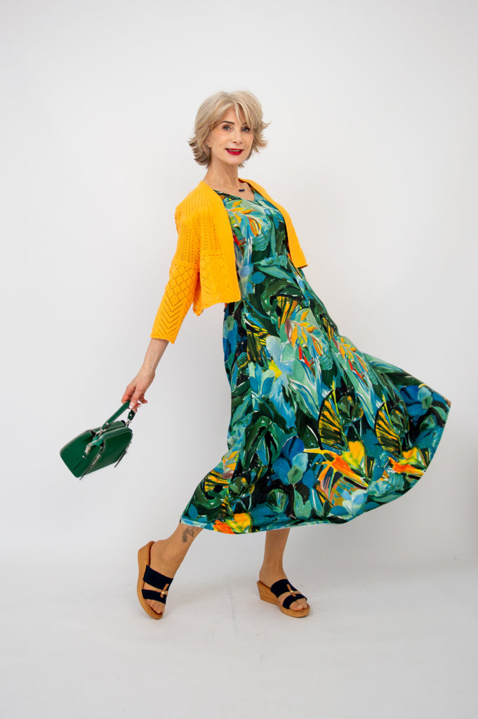 Coraline Dress, Greenroom, Linen Bamboo