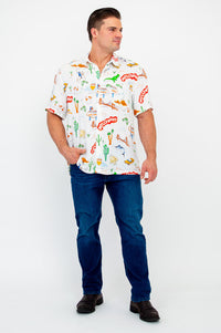 Dino Shirt, Hollywood, Woven Bamboo