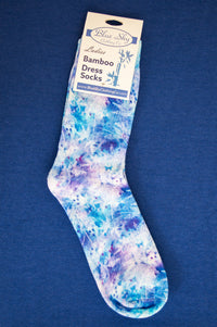 Ladies Bamboo Dress Socks, Assorted Prints