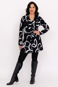 Edwina L/S Tunic, BW Focus, Bamboo