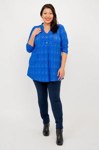 Edwina L/S Top, Vegas, Bamboo