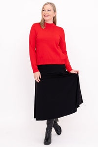 Ella Sweater, Red, Cotton