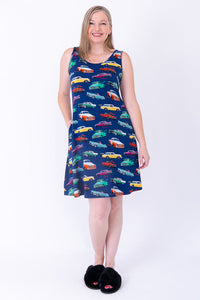 Evangeline Dress, Fun Fifties, Bamboo