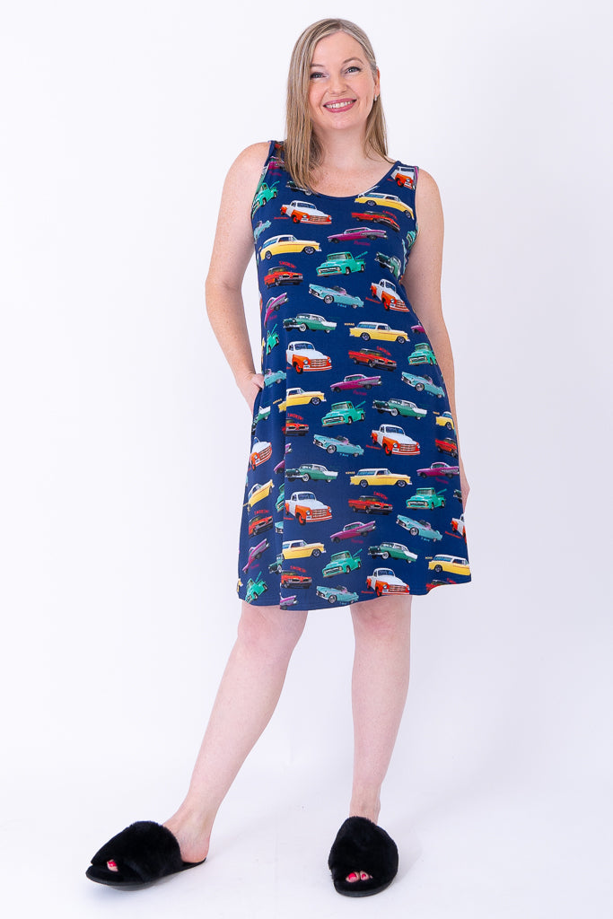 Evangeline Dress, Fun Fifties, Bamboo