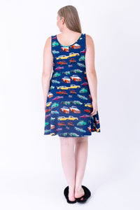 Evangeline Dress, Fun Fifties, Bamboo