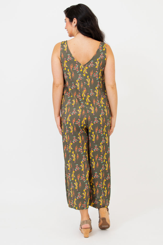 Fernanda Jumpsuit, Wonder, Linen Bamboo