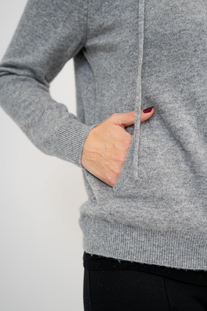 Finlay Sweater, Grey, Wool Cashmere