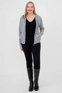 Finlay Sweater, Grey, Wool Cashmere