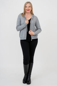 Finlay Sweater, Grey, Wool Cashmere