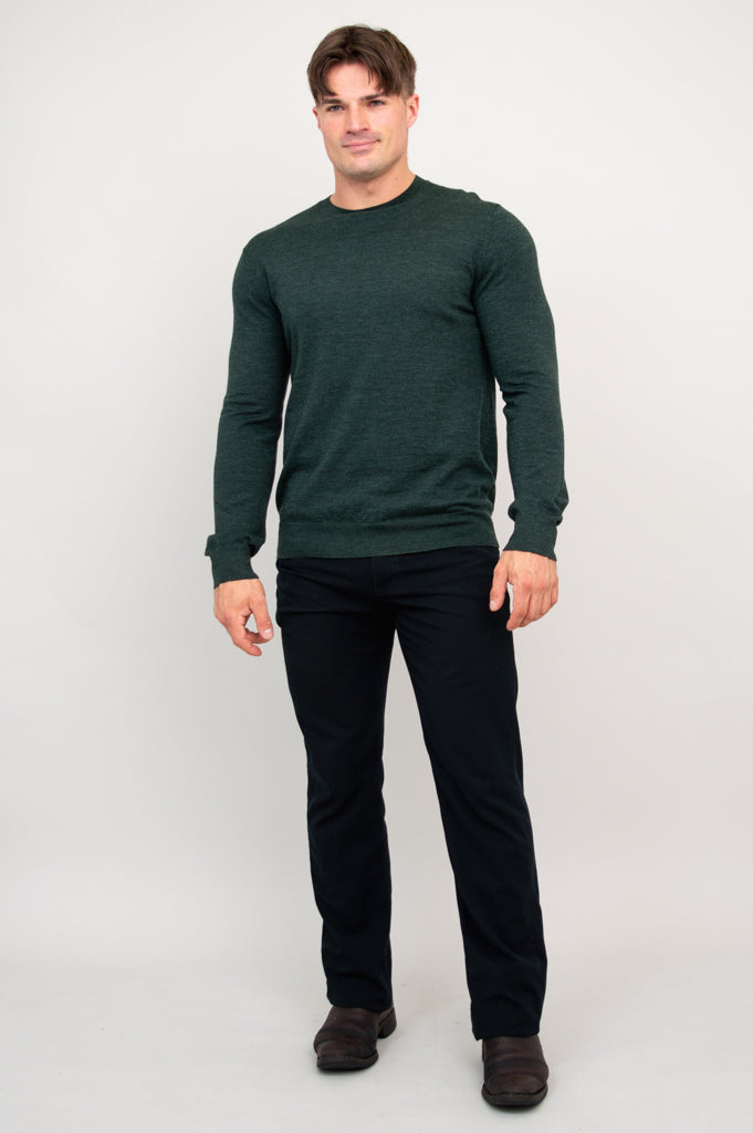 Fraser Sweater, Woodland, 100% Merino Wool