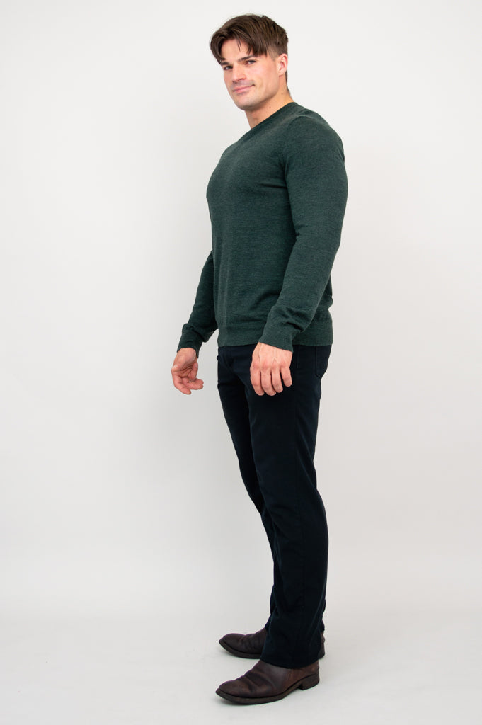 Fraser Sweater, Woodland, 100% Merino Wool