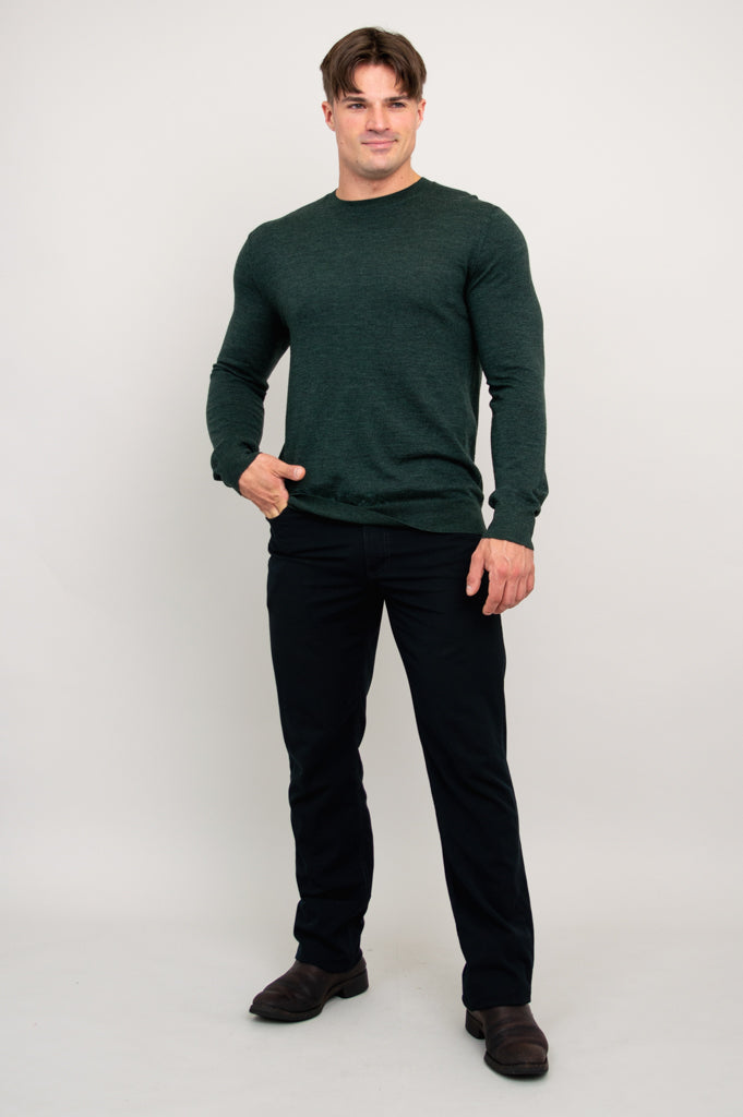 Fraser Sweater, Woodland, 100% Merino Wool