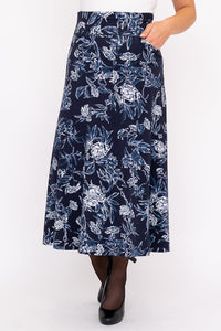 Gillian Skirt, Indigo Vibe, Bamboo