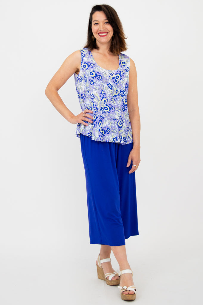Ginny Tank, Dazzle, Linen Bamboo