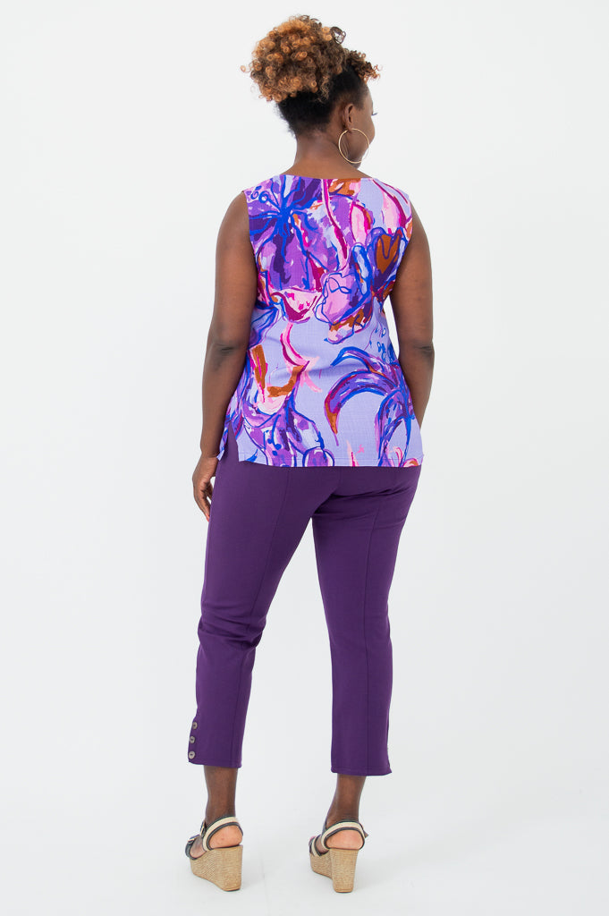 Hannah Tank, Lily Love, Linen Bamboo