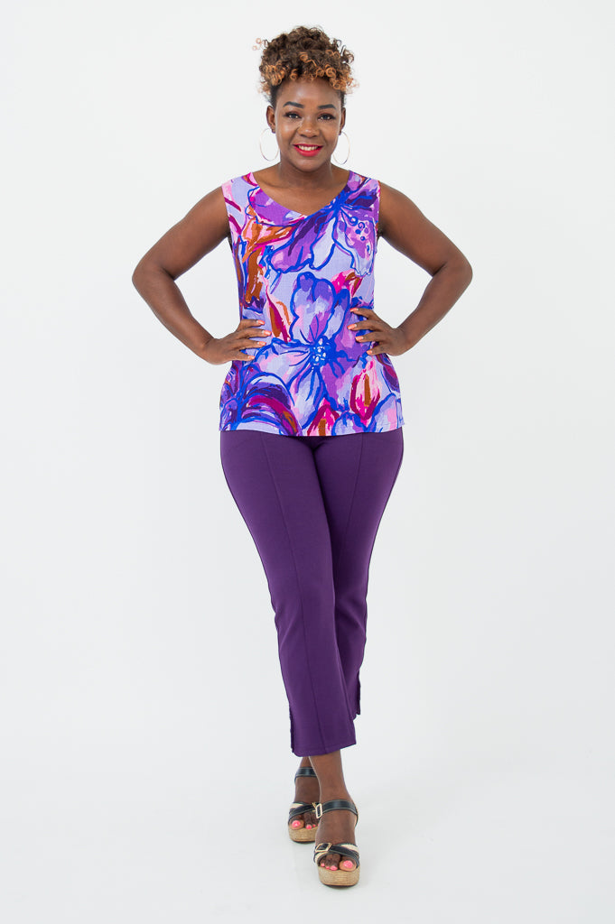 Hannah Tank, Lily Love, Linen Bamboo