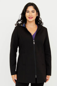 Highlands Coat, Black, Modal