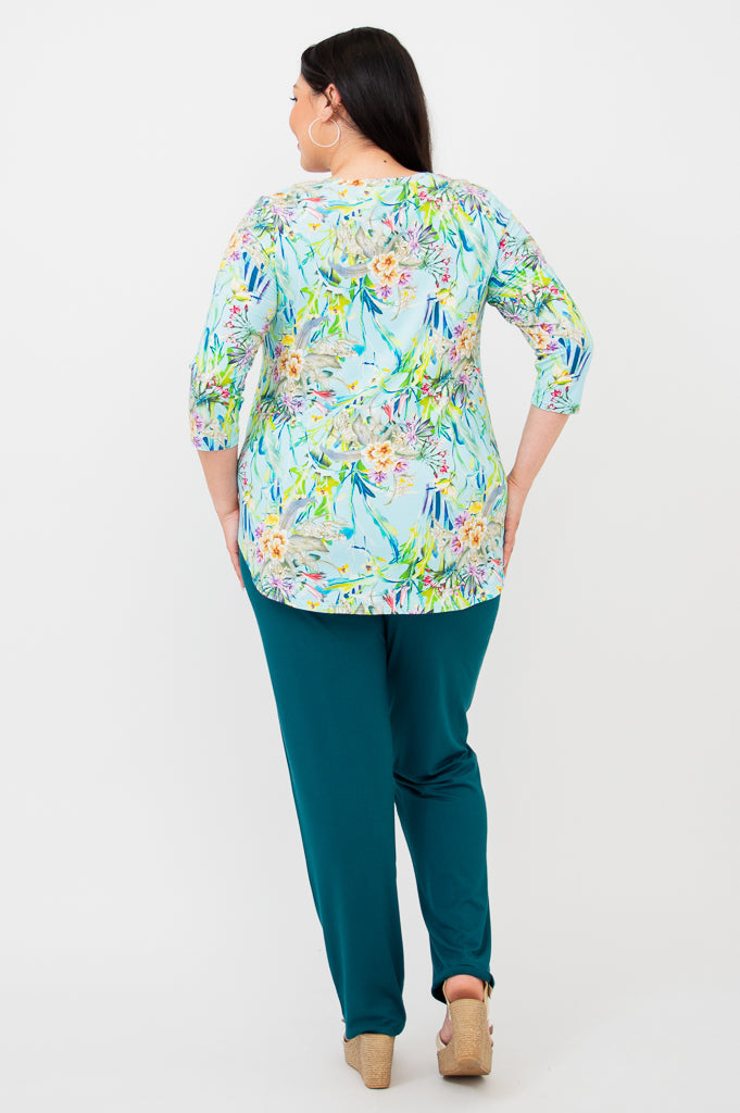 Jackie 3/4 Top, Genuine, Bamboo