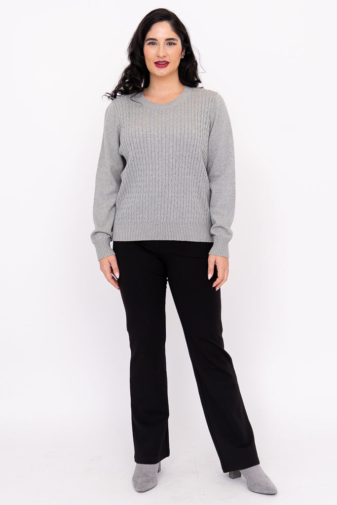 Jala Sweater, Charcoal Light, Cotton