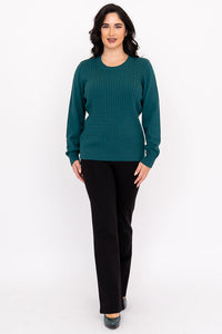 Jala Sweater, Teal, Cotton