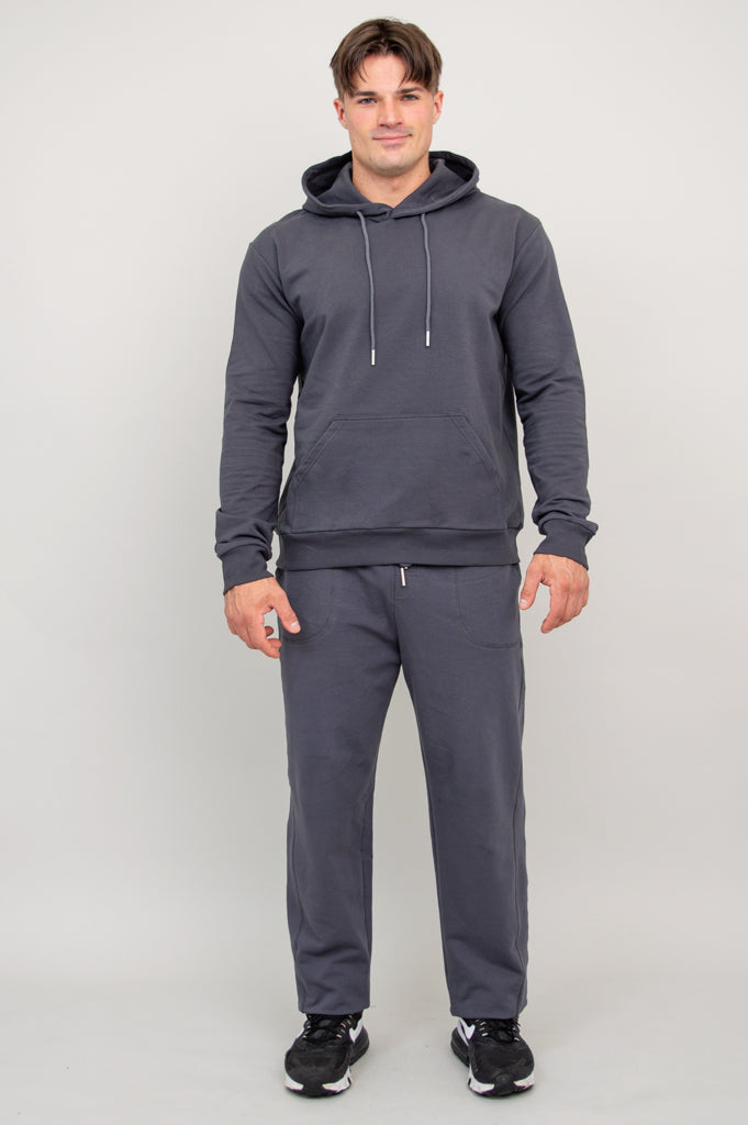 JoeJoe Hoodie, Charcoal, Cotton