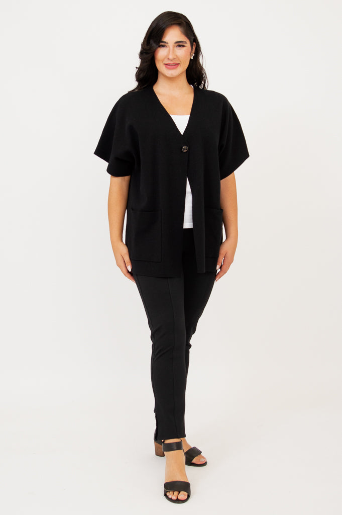 Josie Sweater, Black, Cotton