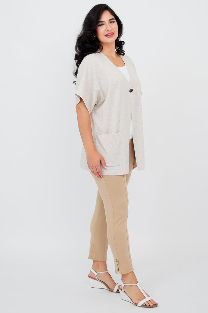 Josie Sweater, Natural, Cotton