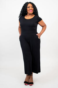 Julie Jumpsuit, Black, Bamboo