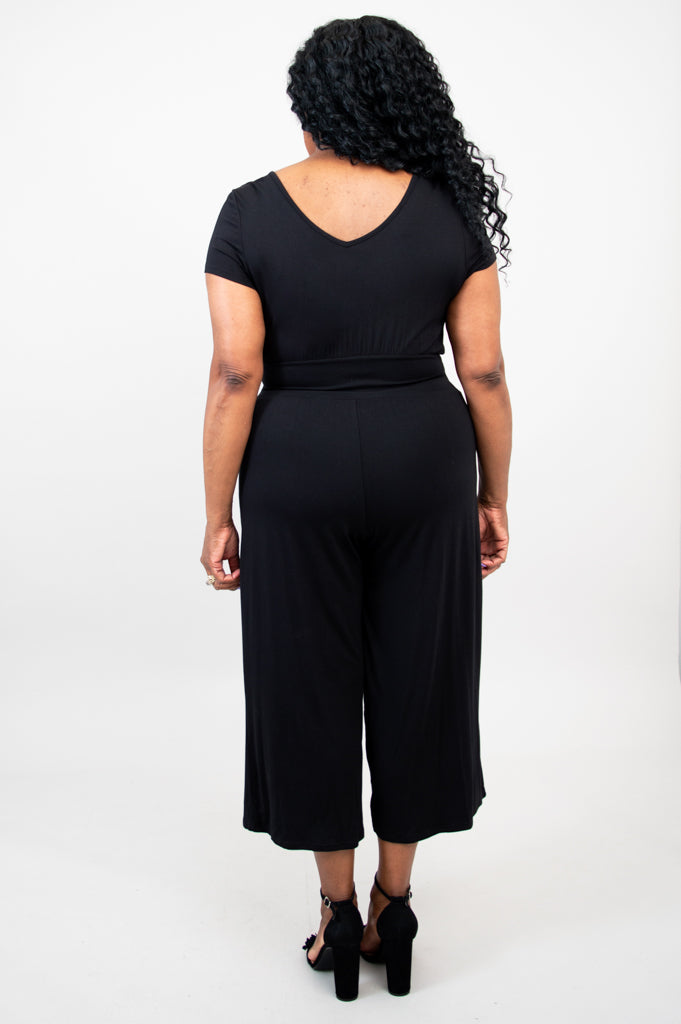 Julie Jumpsuit, Black, Bamboo