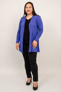 Justine Sweater, Deep Blue, Cotton