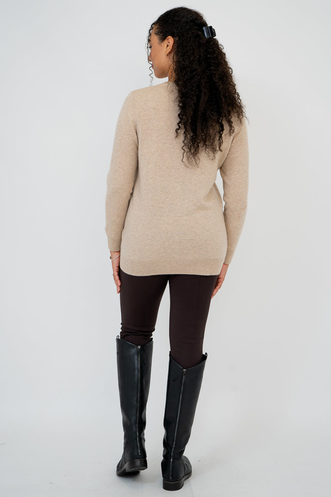 Kamila Sweater, Camel, Wool Cashmere