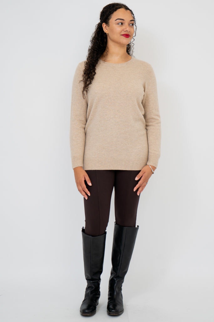 Kamila Sweater, Camel, Wool Cashmere