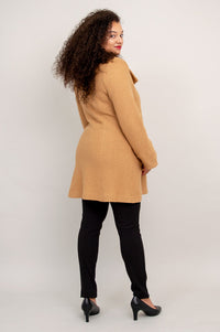 Keston Coat, Beige, Wool