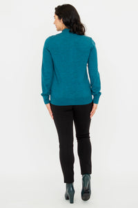 Kitten Cardigan, Forest, Merino Wool