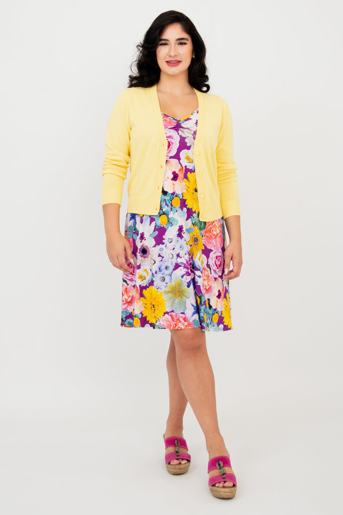 Lanai Sleeveless Midi Dress, Francisco, Bamboo