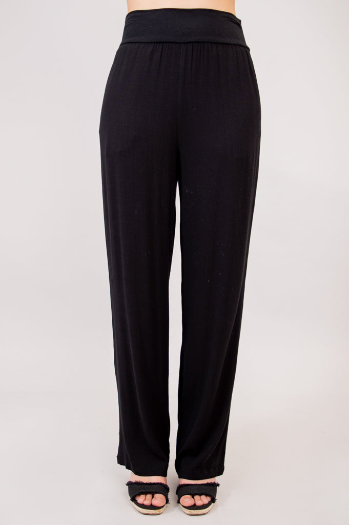 Landon Pant, Black, Linen Bamboo