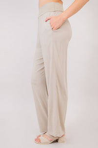 Landon Pant, Sand, Linen Bamboo